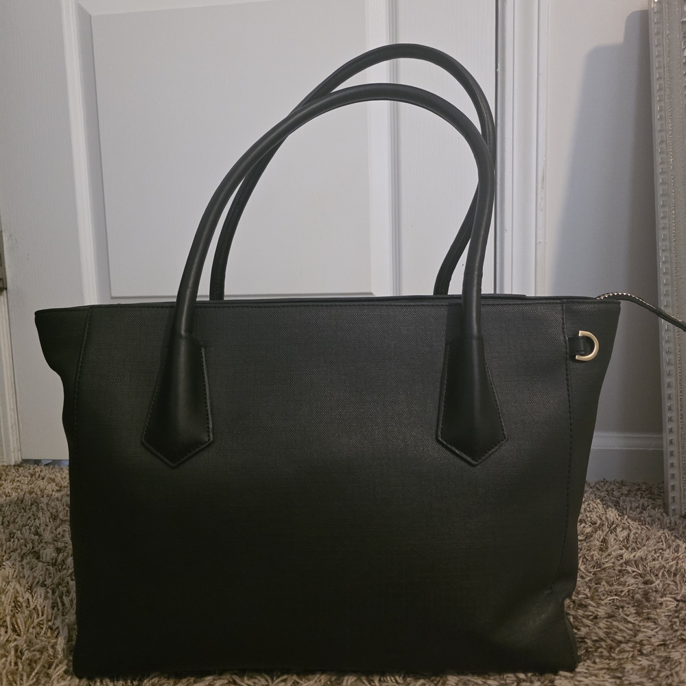 Dagne Dover Signature Black Tote Bag